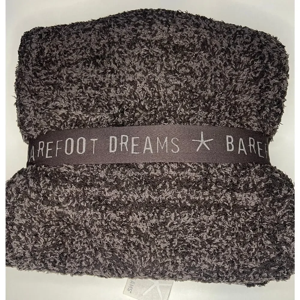 NWT Barefoot Dreams - Cozy Chic Pom Pom Beanie & Scarf Set - Picture 4 of 4